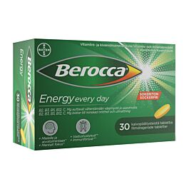 BEROCCA ENERGY TABL 30 Kpl Yliopiston Apteekki