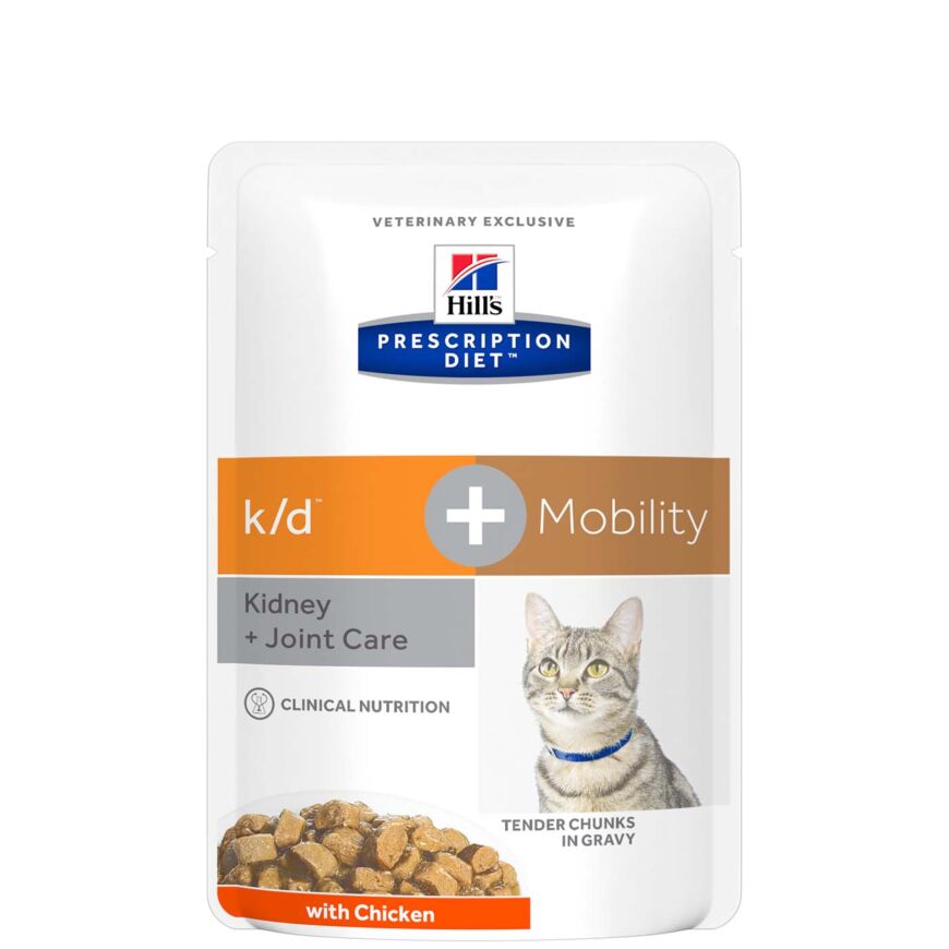 HILLS FELINE K/D+MOBILITY PRESCRIPTION DIET 12X85 G | Yliopiston Apteekki