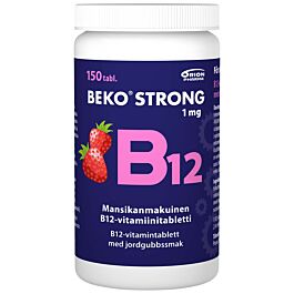 Beko Strong B12 Mansikka 150 Kpl | Yliopiston Apteekki