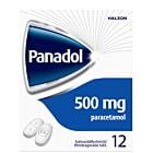 PANADOL 500 MG KALVOPÄÄLLYSTEINEN TABLETTI 12 fol