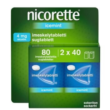 NICORETTE ICEMINT 4 MG IMESKELYTABLETTI 80 kpl