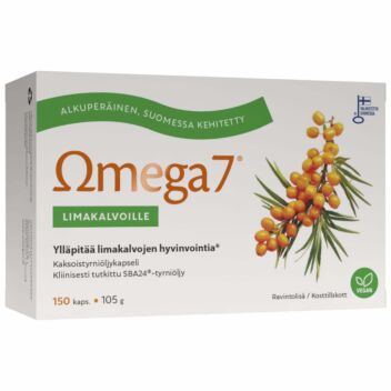 OMEGA7 FIN KAKSOISTYRNIÖLJY KAPS 150 KPL