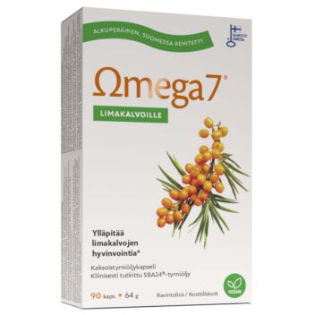 OMEGA7 FIN KAKSOISTYRNIÖLJY KAPS 90 KPL