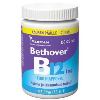 BETHOVER B12+FOOLIHAPPO+B6 TABL 150+20 KPL