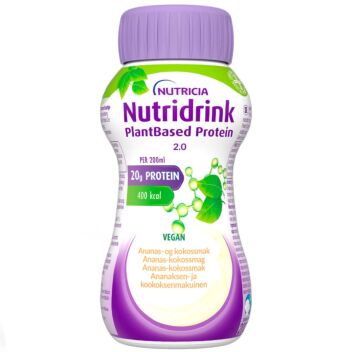 NUTRIDRINK PLANTBASED PROTEIN 2.0 ANANAS-KOOKOS 4x200 ml