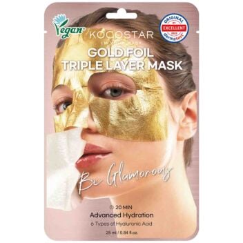 KOCOSTAR PREMIUM GOLD FOIL TRIPLE LAYER MASK HYDROGEELINAAMIO 1 kpl