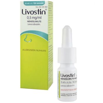 LIVOSTIN 0,5 MG/ML NENÄSUMUTE 15 ml