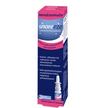 SNOREEZE NASAL SPRAY NENÄSUMUTE 10 ml