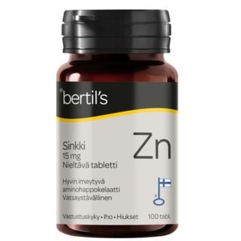 BERTIL'S SINKKI 15 MG TABL 100 KPL