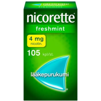 NICORETTE FRESHMINT LÄÄKEPURUKUMI 4MG