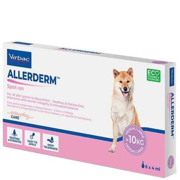 VIRBAC ALLERDERM SPOT ON VET PAIKALLISVALELULIUOS 6X4 ML