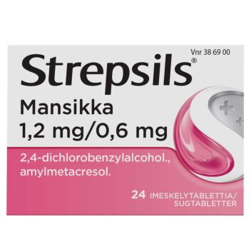 STREPSILS MANSIKKA IMESKELYTABLETTI