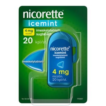 NICORETTE ICEMINT IMESKELYTABLETTI 4MG