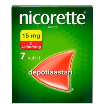 NICORETTE 15 MG/16 H PITKÄVAIKUTTEINEN LAASTARI 7 kpl