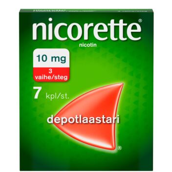 NICORETTE 10 MG/16 H PITKÄVAIKUTTEINEN LAASTARI 7 kpl