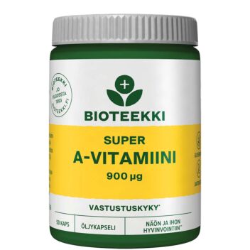 BIOTEEKKI SUPER A-VITAMIINI 50 KPL