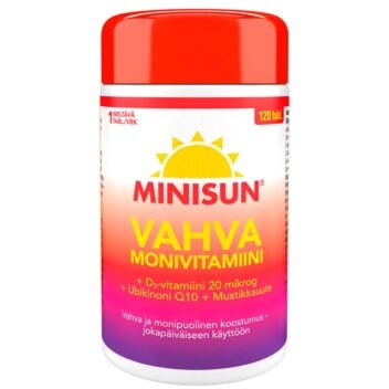 MINISUN MONIVITAMIINI VAHVA 120 TABL