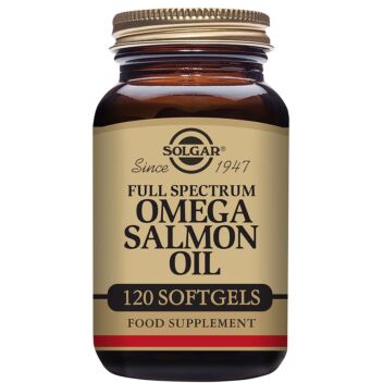 SOLGAR FULL SPECTRUM OMEGA SALMON OIL SOFTGELS 120 kpl