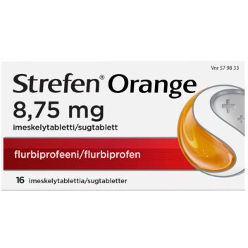 STREFEN ORANGE 8,75 MG IMESKELYTABLETTI 16 fol