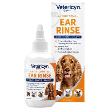 VETERICYN+ ANTIMICROBIAL EAR RINSE 89 ML