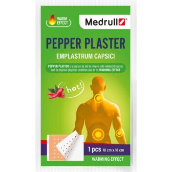 MEDRULL PEPPER PLASTER PIPPURILAASTARI 10X18CM 1 kpl