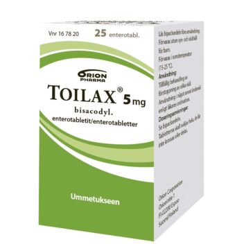 TOILAX ENTEROTABLETTI 5MG