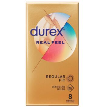 DUREX REAL FEEL LATEKSITON KONDOMI 8 kpl