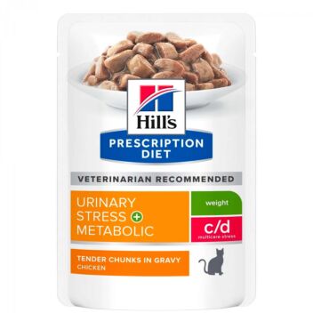 HILLS FELINE C/D URINARY STRESS+METABOLIC ANNOSPUSSI PD 8106 12x85 g