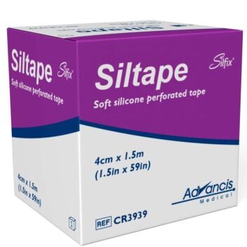 SILTAPE LÄÄKINNÄLLINEN SILIKONITEIPPI 4CM X 1,5M 1 kpl