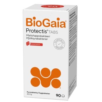 BIOGAIA TABS MANSIKKA TABL 90 kpl