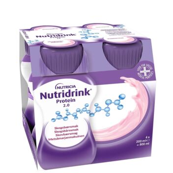 NUTRIDRINK PROTEIN 2.0 METSÄMARJA 4x200 ml