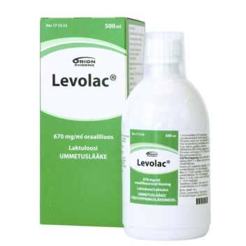 LEVOLAC 670 MG/ML SUUN KAUTTA OTETTAVA LIUOS 500 ml