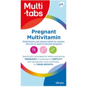 MULTI-TABS PREGNANT MONIVITAMIINI 120 TABL