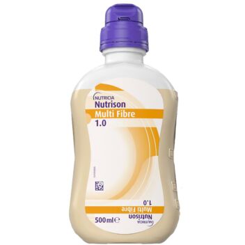 NUTRISON MULTI FIBRE NESTE, LETKURAVINTOVALMISTE 12 x 500 ml