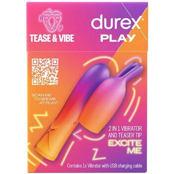 DUREX PLAY TEASE & VIBE VIBRAATTORI 1 KPL