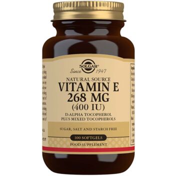 SOLGAR E-VITAMIINI 268 MG SOFTGELS 100 kpl