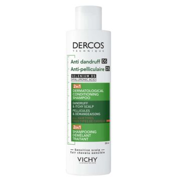 VICHY DERCOS TECHNIQUE ANTI-DANDRUFF 2-IN-1 HILSESHAMPOO + HOITOAINE 200 ml