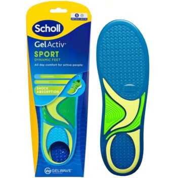 SCHOLL GEL ACTIV SPORT POHJALLINEN SMALL 1 PARI